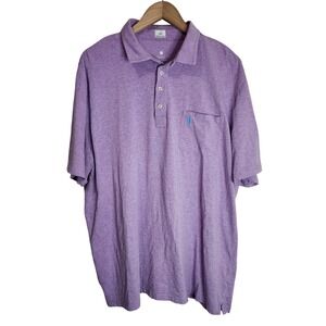 Johnnie-O Polo Men's XXL Short Sleeve‎ Top Purple